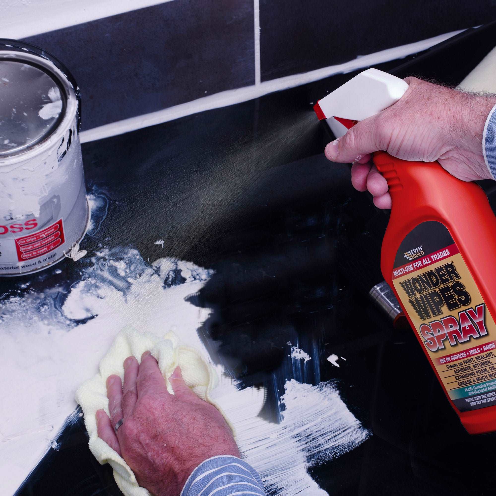 Everbuild Wonder Wipes Ready To Use Multi-Use Spray, 1 Litre